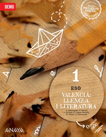 Valencià: Llengua i Literatura 1ESO